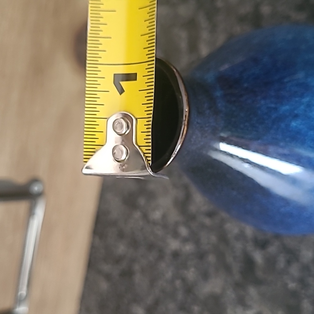 Blue Ceramic Bud Vase - Picture 8 of 9